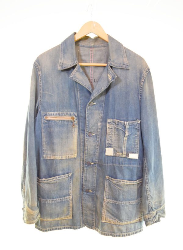 ヘッドライト HEAD LIGHT カバーオール ジージャン Gジャン デニムジャケット 青 ジャケット ブルー 103MT-2886