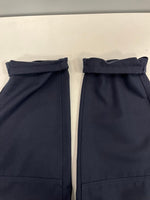 コムデギャルソン COMME des GARCONS COMME des GARCONS SHIRT フランス製 切り替えダブルニー ウールパンツ 紺 S20160 スラックス ネイビー XS 101MB-767