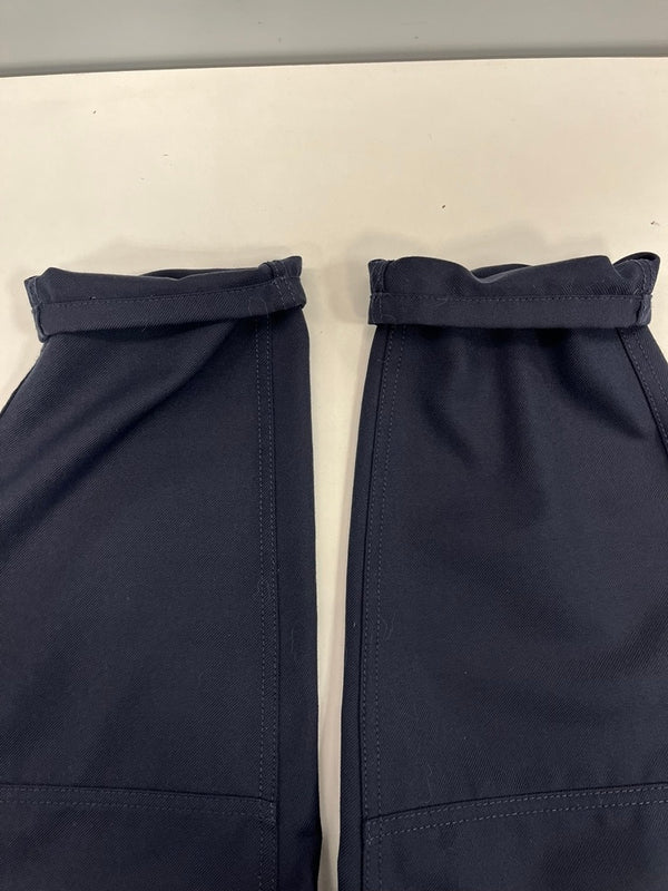 コムデギャルソン COMME des GARCONS COMME des GARCONS SHIRT フランス製 切り替えダブルニー ウールパンツ 紺 S20160 スラックス ネイビー XS 101MB-767