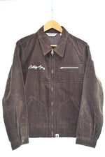 アベイシングエイプ A BATHING APE  ジェネラル刺繍  コーデュロイ　ジャケット ジャケット ブラウン Mサイズ 103MT-3153