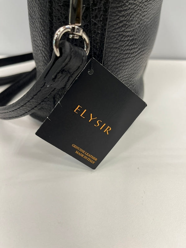 エリジール ELYSIR イタリア製 2WAY レザーバッグ ショルダー 黒 beauty&youth ユナイテッドアローズ  バッグ レディースバッグ ハンドバッグ ブラック 101bag-214