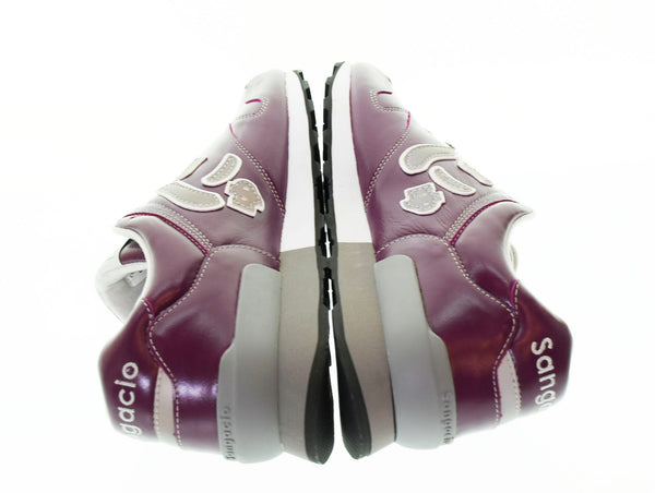 サンガッチョ Sangacio 手作り運動靴　にゅ スニーカー 紫 メンズ靴 スニーカー パープル 27cm 103-shoes-146