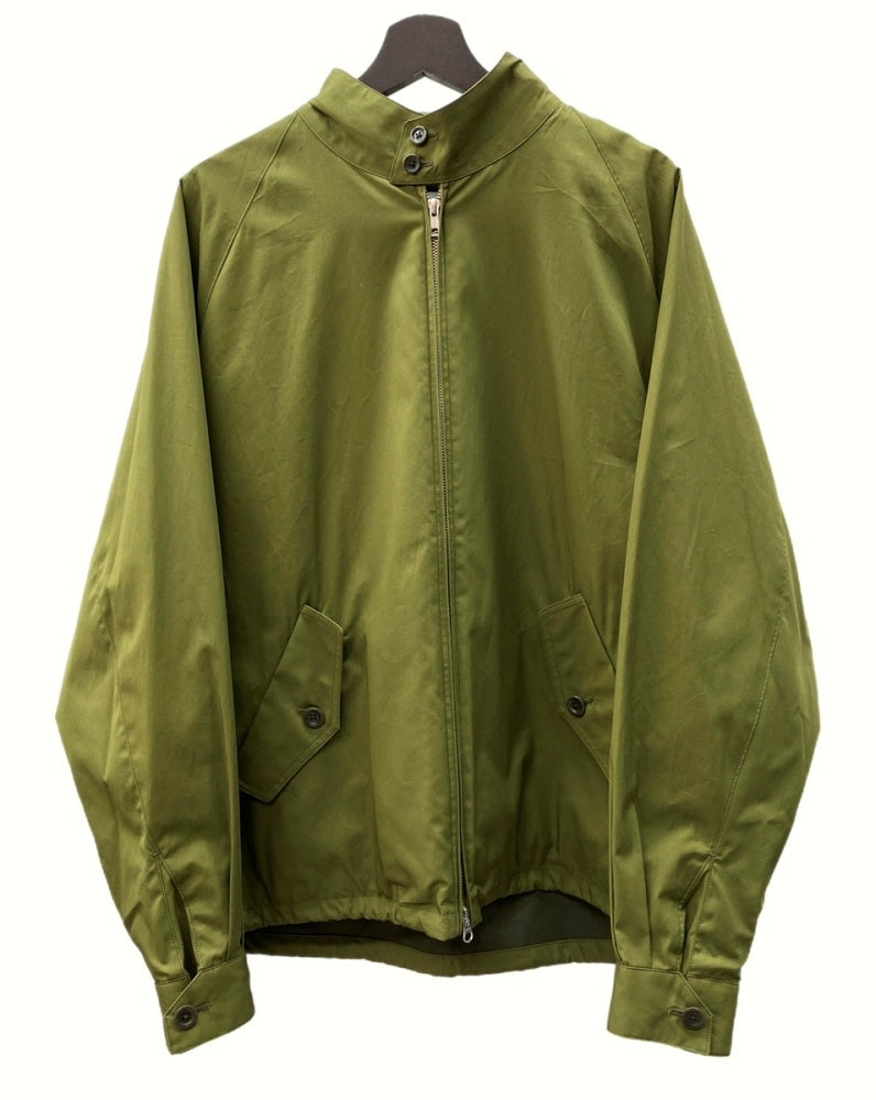 カレドアー Caledoor Gabardine British Short Blouson ブリティッシュ ショート ブルゾン アウター ハリントン  KHAKI GREEN 緑 6031-2501 ジャケット 無地 カーキ Lサイズ 104MT-544 | 古着通販のドンドンサガール