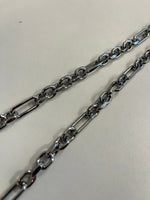 メゾン マルジェラ MAISON MARGIELA tabi ソールバッグ がま口 レザーバッグ 黒×シルバー バッグ レディースバッグ ショルダーバッグ・メッセンジャーバッグ ブラック 101bag-206