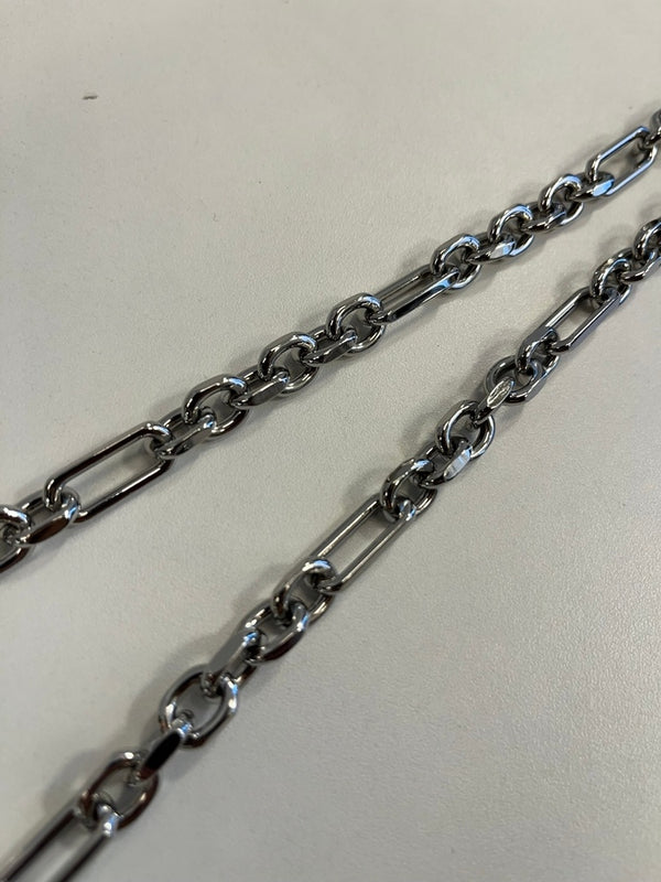 メゾン マルジェラ MAISON MARGIELA tabi ソールバッグ がま口 レザーバッグ 黒×シルバー バッグ レディースバッグ ショルダーバッグ・メッセンジャーバッグ ブラック 101bag-206