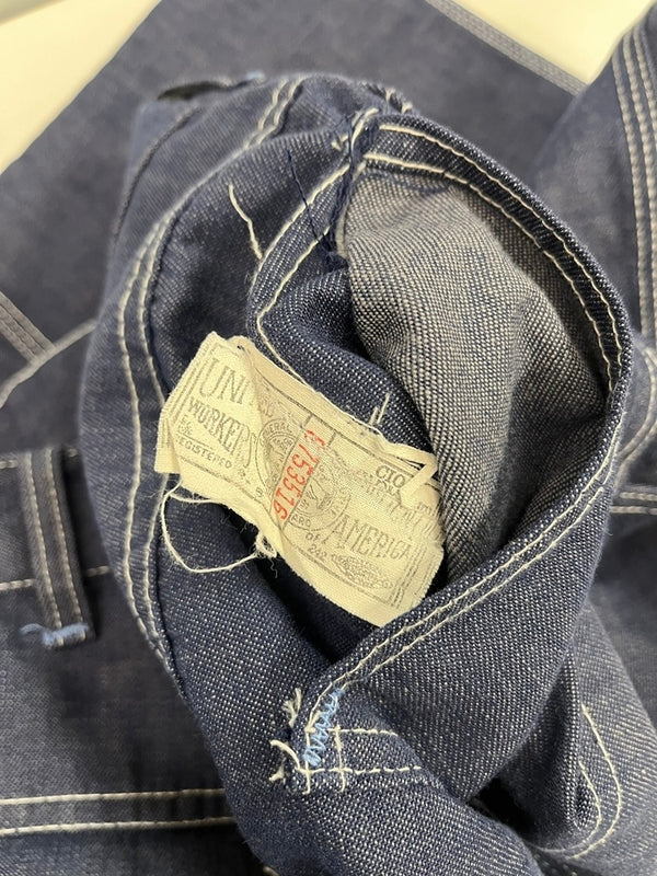 シアーズ Sears 70s 70's 70年代~ painter pants ペインターパンツ ヴィンテージ ミントコンディション ボトムスその他 ブルー 38×32 101MB-727