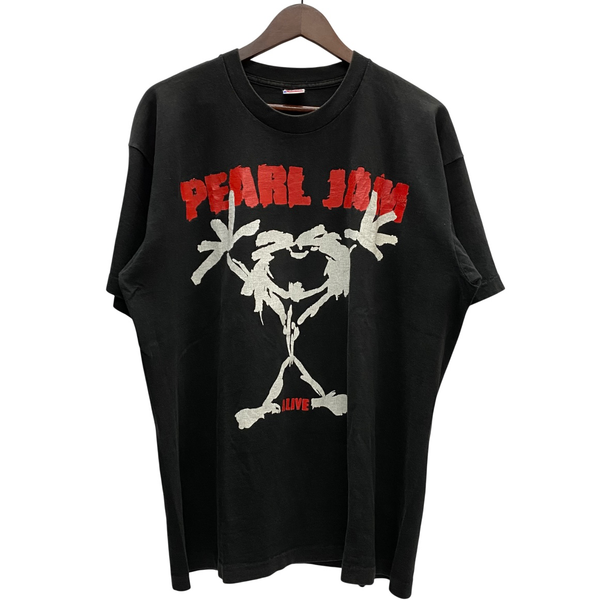 【曜日割引対象外】 ヴィンテージ vintage 90's PEARL JAM ALIVE FRUIT OF THE LOOM USA製 Tシャツ ブラック XLサイズ 201MT-4202 VB