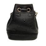 ピウム pium モノグラムドローストリングミニバッグ 巾着バッグ 1024S050620434 バッグ レディースバッグ 2way・3wayバッグ ブラック 201goods-744