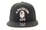 アベイシングエイプ A BATHING APE NEW ERA SNAP BACK CAP 001CPH831913M 帽子 メンズ帽子 キャップ ブラック フリーサイズ 103H-19