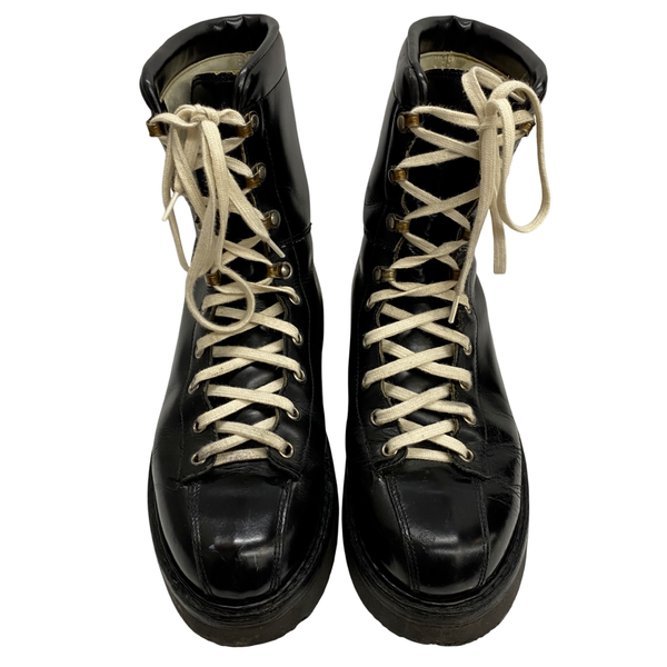 【曜日割引対象外】 パラブーツ PARA BOOT LARA SAUT レースアップブーツ フランス製 7125 メンズ靴 ブーツ その他 ブラック 8サイズ 201-shoes1378 VB