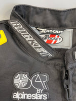 ジョーロケット JOE ROCKET SUZUKI YOSHIMURA スズキ ヨシムラ レーシングジャケット ワッペン バイク バイカー 赤 黒 ジャケット ブラック Lサイズ 101MT-5388