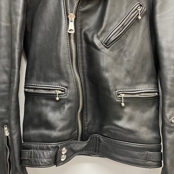 【曜日割引対象外】 ルイスレザー Lewis Leathers サイクロン ダブルライダース ジャケット ブラック 34サイズ 201MT-3635 VB