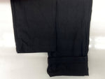 コムデギャルソン COMME des GARCONS SHIRT UTILITY PANTS ユーティリティ パンツ ジップフライ スラックス ズボン 黒 無地 FO-P505 ボトムスその他 ブラック XSサイズ 104MB-383