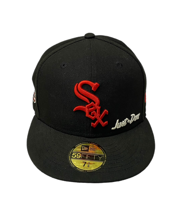 【中古】ニューエラ New Era JUST DON 59FIFTY フィット - シカゴ・ホワイトソックス 帽子 メンズ帽子 キャップ ロゴ ブラック 201goods-402