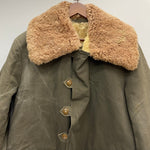 【曜日割引対象外】 ヴィンテージ vintage 40's スウェーデン軍 Ｍ-1909 ムートン パイロットコート ジャケット カーキ 201MT-3555 VB