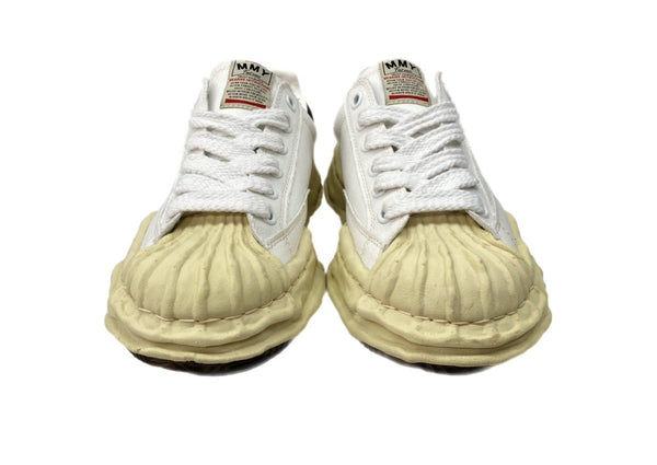 メゾンミハラヤスヒロ Maison MIHARA YASUHIRO BLAKEY VL OG ブレイキー キャンバス 厚底 ローカット シューズ 白 A09FW732 メンズ靴 スニーカー ホワイト サイズ 42 104S-972