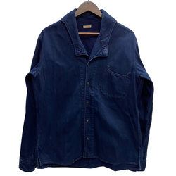 【曜日割引対象外】 キャピタル KAPITAL IDG Denim DUKE Color Shirt Jacket EK-423 長袖シャツ ネイビー Lサイズ 201MT-4302 VB