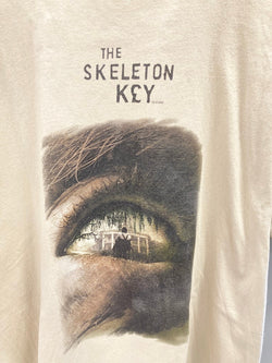 US US古着 2005 00s The Skeleton Key MOVIE TEE スケルトンキー ムービーTシャツ 映画 ホラーT  XL Tシャツ プリント ベージュ LLサイズ 101MT-2598