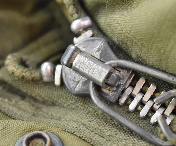 ミリタリー Military 70s アメリカ軍 M-65 フィールドジャケット ALPHA社製 70's USARMY SCOVILLジッパー  100-70-C-0606 M-R ジャケット カーキ 103MT-2930