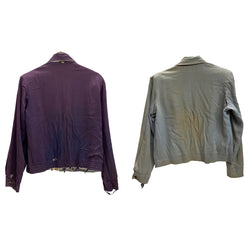 【曜日割引対象外】 ヴィンテージ vintage 50's ギャバジン リバーシブル CONMARジッパー ジャケット パープル Mサイズ 201MT-4787 VB