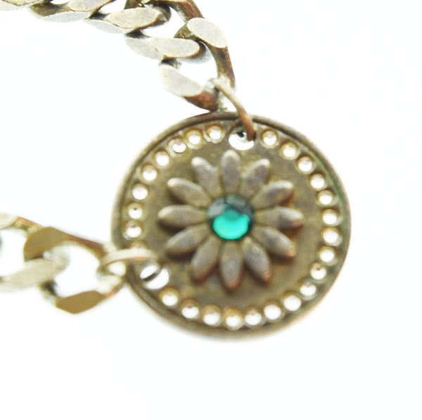 ティーモダンストリートウェア TTT MSW Flower Necklace フラワーネックレス メンズジュエリー・アクセサリー ネックレス・ペンダント シルバー 103G-185