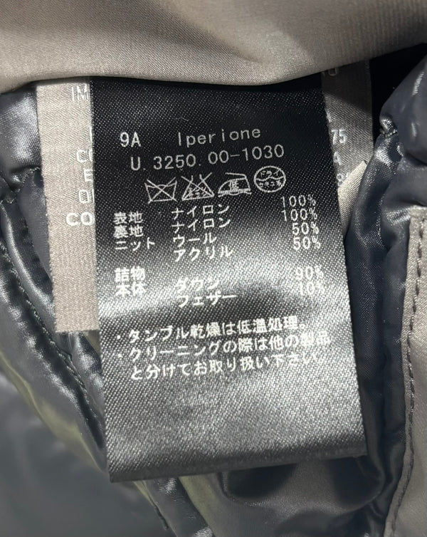 デュベティカ DUVETICA IPERIONE フーデットダウンジャケット 3250 00-1030 ジャケット ブラック 46サイズ 201MT-3187