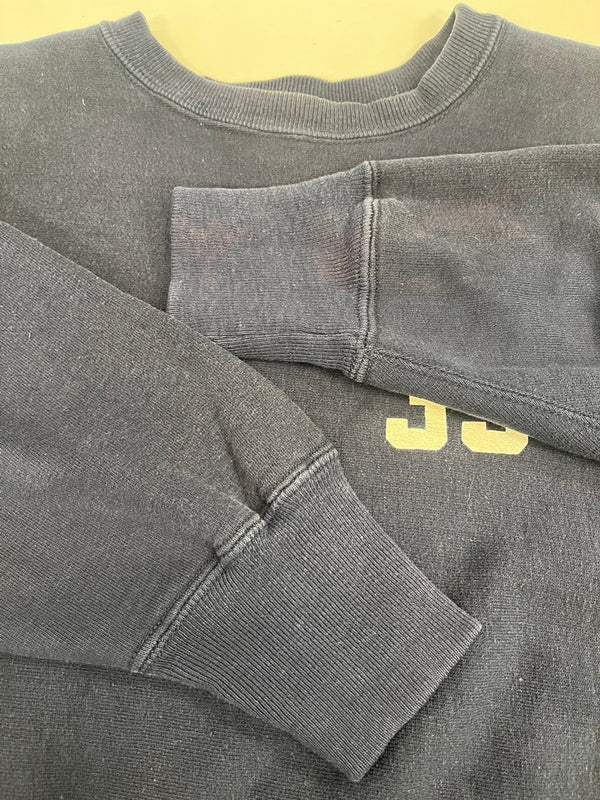 チャンピオン Champion 80s 80's トリコタグ REVERSE WEAVE リバースウィーブ LOCK HAVEN 39 プリント US古着 ヴィンテージ 紺 スウェット ネイビー Sサイズ 101MT-5132