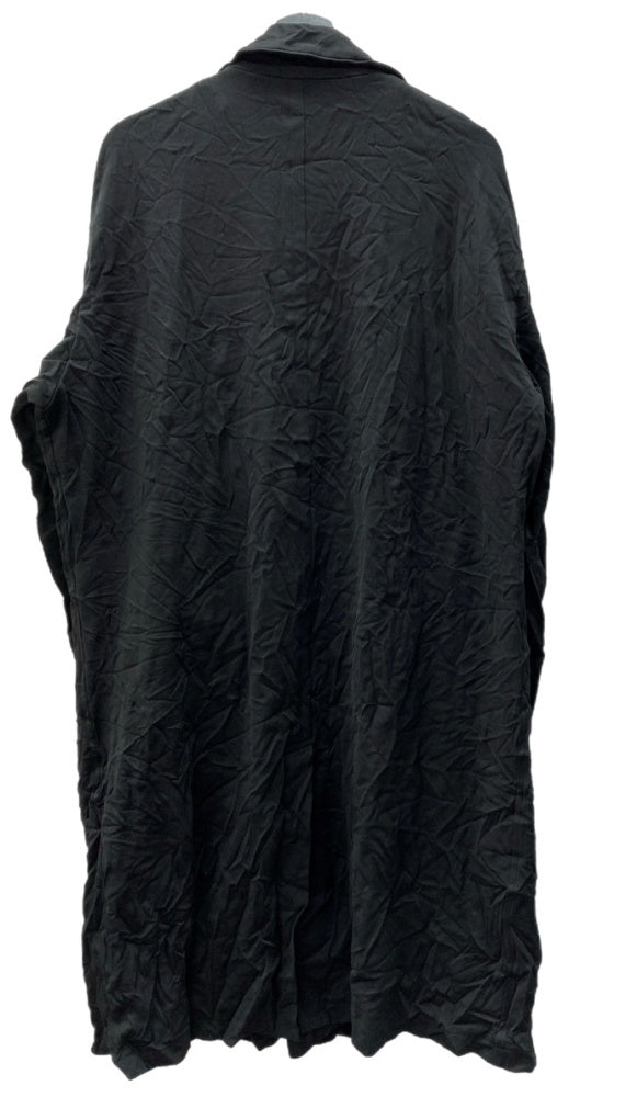 ワイズ Y's Wrinkled Stretch Poly Smooth Coat リンクルド ストレッチ ポリ スムース デザイン ライトアウター BLACK 黒 YN-T03-570 コート 無地 ブラック SIZE2 104LT-98