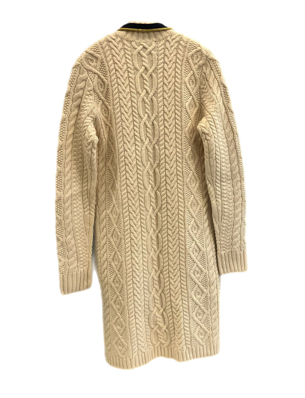 ラルフローレン RalphLauren カシミア混 ケーブルニットカーディガン ニットジャケット 白 カーディガン ホワイト Sサイズ 101LT-263