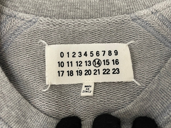 メゾン マルタン マルジェラ Maison Martin Margiela インサイドアウト クルーネック スウェット シャツ S30GU0006  50 グレー 601MT-39