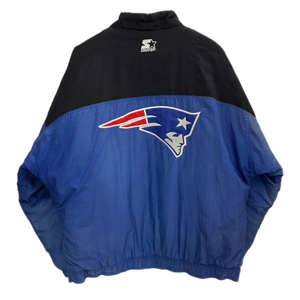 スターター STARTER NFL 90s 中綿 ナイロン アノラックパーカー ジャケット ブルー Lサイズ 201MT-4522