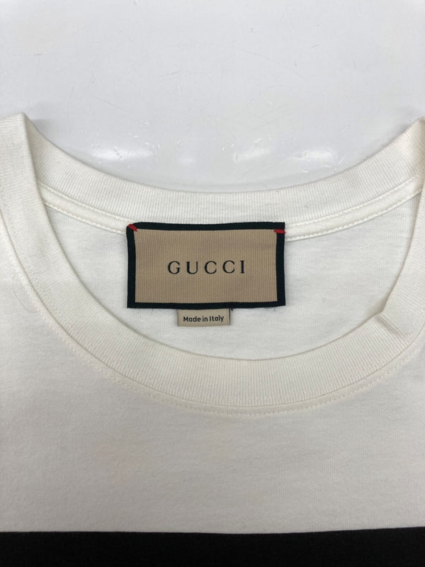 グッチ GUCCI 22SS LOVE PARADE LOS ANGELES TEE 半袖 Tシャツ スター 星 プリント 半袖 白 Tシャツ ロゴ ホワイト Mサイズ 104MT-2337