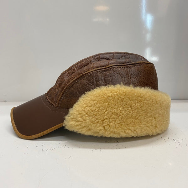 【曜日割引対象外】 【中古】アビレックス AVIREX TYPE B-2 CAP ムートン フライト キャップ 帽子 メンズ帽子 その他 ブラウン 201goods-745 VB