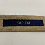 【曜日割引対象外】 【中古】キャピタル KAPITAL Leather Canvas Belt ローラー ベルト・サスペンダー メンズベルト ブラウン 201goods-598 VB