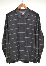 ノースフェイス THE NORTH FACE Purple Label Field Striped Polo パープルレーベル 長袖 ポロ シャツ NT6352N 長袖シャツ Mサイズ 103MT-3048