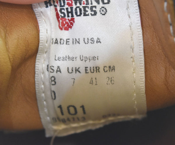 レッドウィング RED WING 101 POSTMAN OXFORD ポストマン 101 メンズ靴 ブーツ その他 ブラック 26cm 103S-1035