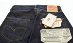 リーバイス LEVI'S DEAD STOCK 501XX USA製 バレンシア工場 ボタン裏555 2001年10月製造 デニム ブルー W30 L36 103MB-204