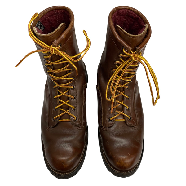 【曜日割引対象外】 ダナー Danner 90's Hunting Work Leather Boots USA製 GORE-TEX 63500 メンズ靴 ブーツ ワーク ブラウン 26.5cmサイズ 201-shoes1317 VB