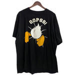 【曜日割引対象外】 US古着 ディズニー Disney 激おこドナルド ぶち抜き両面TシャツMICKEY＆CO. Tシャツ ブラック 201MT-3643 VB