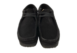 クラークス Clarks 22年製 Wallabee BLACKSUEDE ワラビー ブラック スエード ブーツ モカシン 7 1/2G 黒 26773 メンズ靴 ブーツ ワーク ブラック 26cm 104S-712