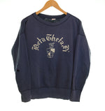 チャンピオン Champion 50's 小文字 ランタグ 茄子紺 FADE フェード ブリティッシュ イングリッシュ ロゴ リブ長 50s 50年代 VINTAGE ヴィンスウェ ヴィンテージ スウェット ネイビー 103MT-3195