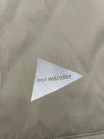 アンドワンダー and wander 18AW ポーラテックアルファジャケット AW83-FT634 3 グレー 601MT-30