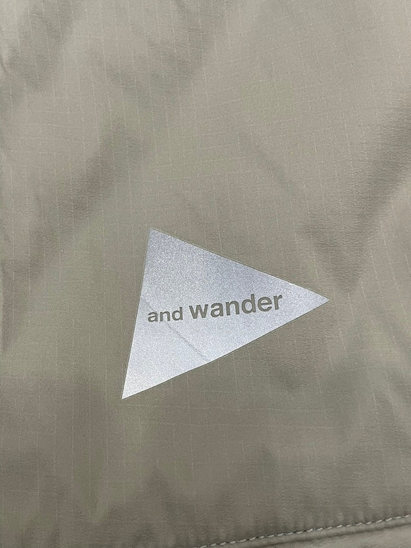 アンドワンダー and wander 18AW ポーラテックアルファジャケット AW83-FT634 3 グレー 601MT-30