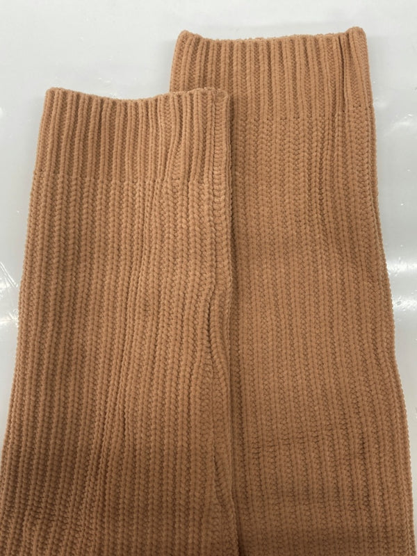 メゾンマルジェラ Maison Margiela 18AW Lowgage Nylon Cable Knit ローゲージ ナイロン ケーブル ニット クルーネック 厚手 薄茶 S50GP0101 S16379 セーター 無地 ベージュ Lサイズ 104MT-2208