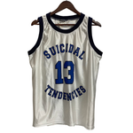 【曜日割引対象外】 ヴィンテージ vintage 90's Suicidal Tendencies バスケットジャージ ゲームシャツ USA製 ノースリーブ ホワイト Mサイズ 201MT-4409 VB