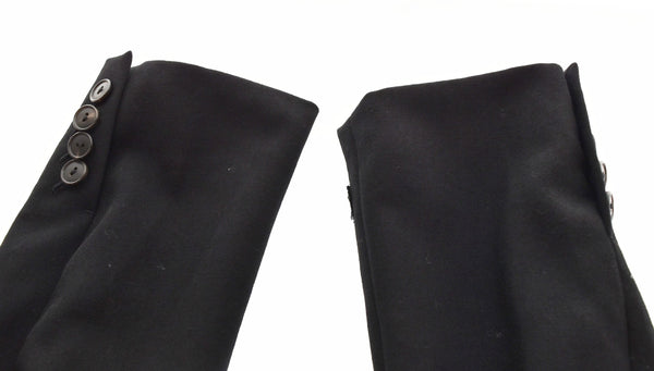 ナンバーナイン NUMBER (N)INE 04SS DREAM期 ドリーム期 裏地小紋柄 フリンジ加工 テーラード ジャケット ジャケット ブラック 103MT-2509