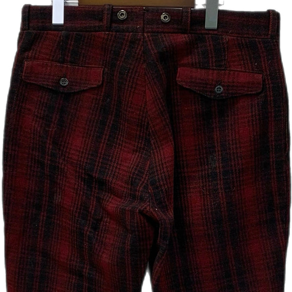 【曜日割引対象外】 ウールリッチ WOOLRICH 30’s 30s 30年代 黒羊タグ パンツ ボトムスその他 レッド W35サイズ 201MB-818 VB