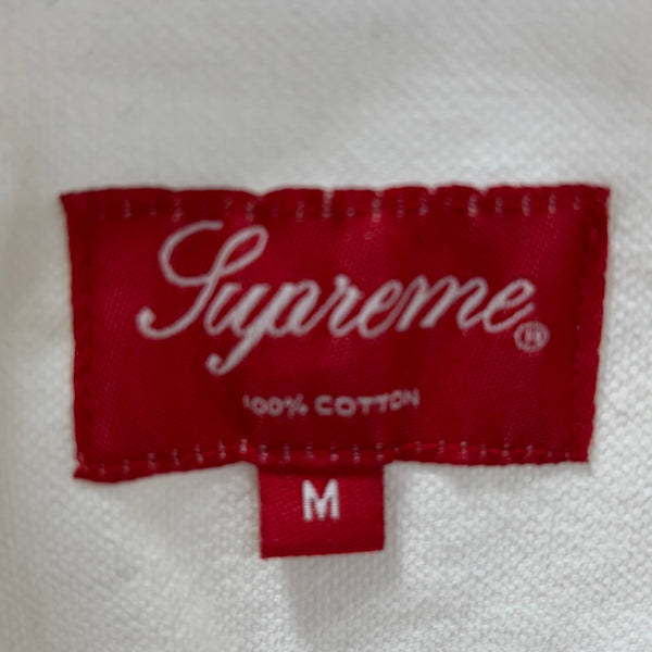 シュプリーム SUPREME 20FW Logo Taping Work Shirt ジャケット ホワイト Mサイズ 201MT-3289