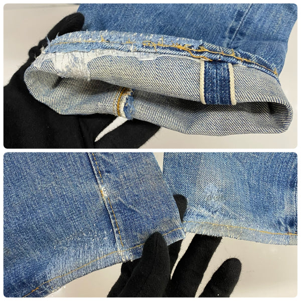 【曜日割引対象外】 リーバイス Levi's 60's 505 赤耳 USA製 42TALON デニム ブルー 201MB-911 VB