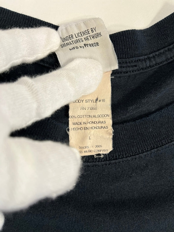 バンド band 00s ©2005 THE DOORS ザ・ドアーズ 黒 US古着 Tシャツ ブラック Lサイズ 101MT-4841